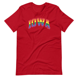 Iowa Varsity Arch Pride - Short-sleeve unisex t-shirt