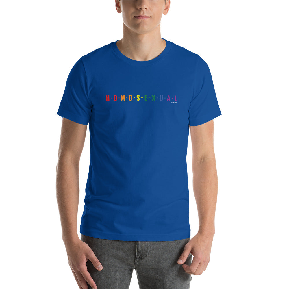 Just Say Homosexual - Unisex t-shirt