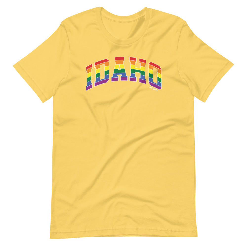 Idaho Varsity Arch Pride - Short-sleeve unisex t-shirt