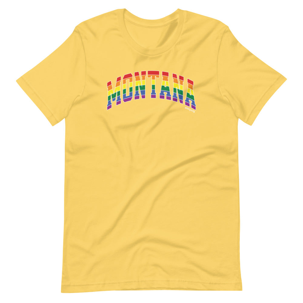 Montana Varsity Arch Pride - Short-sleeve unisex t-shirt
