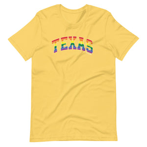 Texas Varsity Arch Pride - Short-sleeve unisex t-shirt