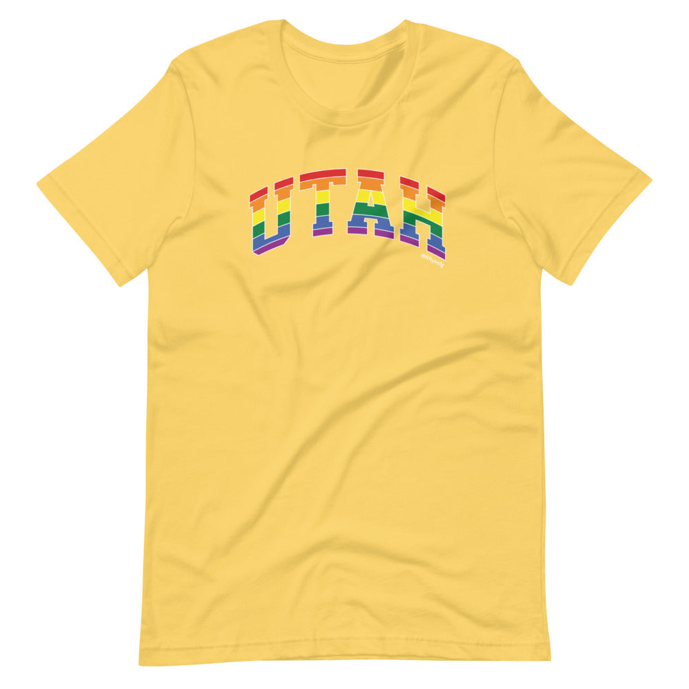 Utah Varsity Arch Pride - Short-sleeve unisex t-shirt