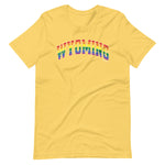 Wyoming Varsity Arch Pride - Short-sleeve unisex t-shirt