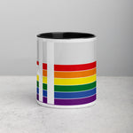 Hawaii Retro Pride Flag - Mug with Color Inside