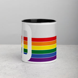 Idaho Retro Pride Flag - Mug with Color Inside