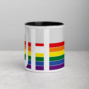 Ohio Retro Pride Flag - Mug with Color Inside