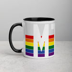 Montana Retro Pride Flag - Mug with Color Inside