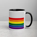 Iowa Retro Pride Flag - Mug with Color Inside