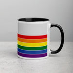 Pennsylvania Retro Pride Flag - Mug with Color Inside