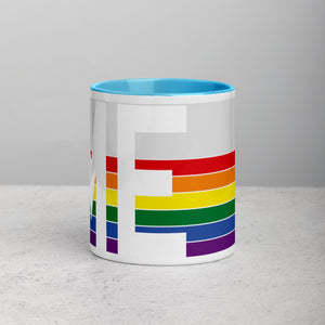 Maine Retro Pride Flag - Mug with Color Inside