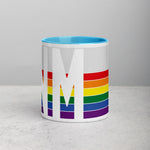 New Mexico Retro Pride Flag - Mug with Color Inside