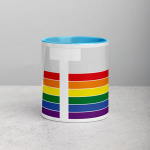Vermont Retro Pride Flag - Mug with Color Inside