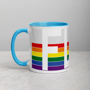 Florida Retro Pride Flag - Mug with Color Inside