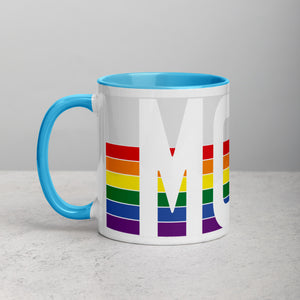 Missouri Retro Pride Flag - Mug with Color Inside