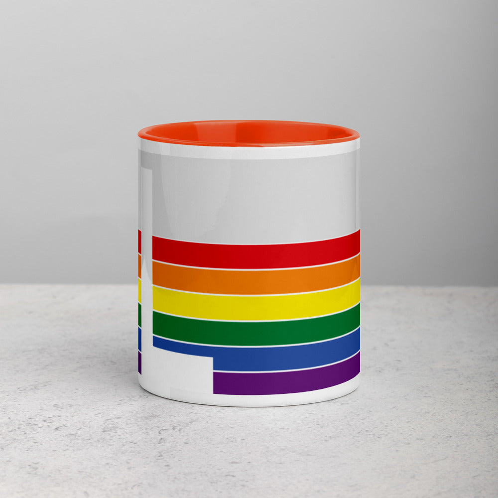 Alabama Retro Pride Flag - Mug with Color Inside