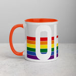 Ohio Retro Pride Flag - Mug with Color Inside