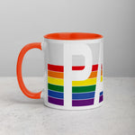 Pennsylvania Retro Pride Flag - Mug with Color Inside