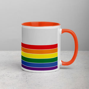 Louisiana Retro Pride Flag - Mug with Color Inside