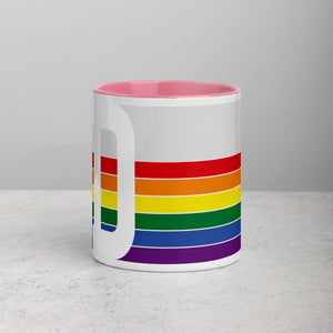 Idaho Retro Pride Flag - Mug with Color Inside