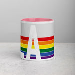Louisiana Retro Pride Flag - Mug with Color Inside