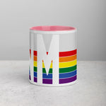 New Mexico Retro Pride Flag - Mug with Color Inside