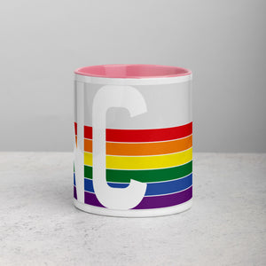 North Carolina Retro Pride Flag - Mug with Color Inside