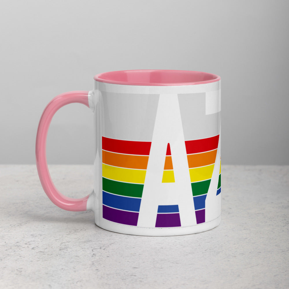 Arizona Retro Pride Flag - Mug with Color Inside