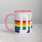 Delaware Retro Pride Flag - Mug with Color Inside