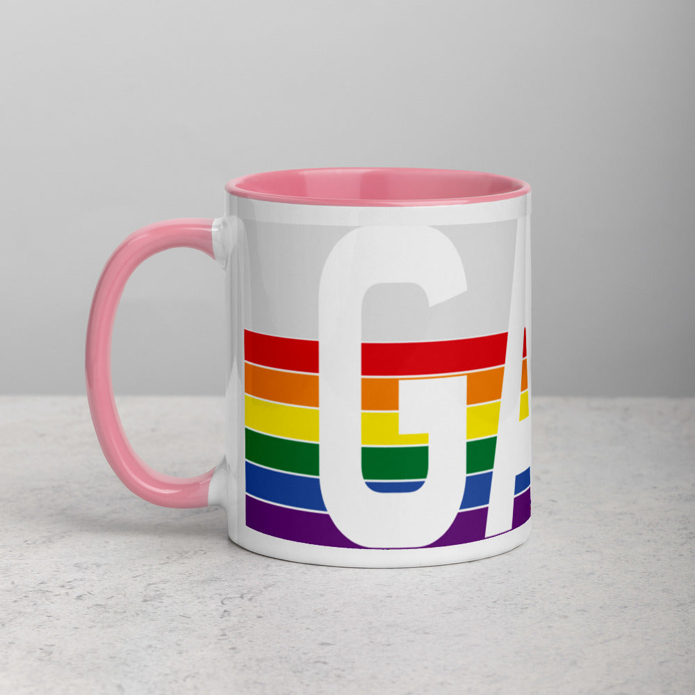 Georgia Retro Pride Flag - Mug with Color Inside