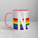 New Jersey Retro Pride Flag - Mug with Color Inside