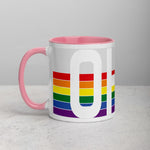 Ohio Retro Pride Flag - Mug with Color Inside