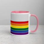 Idaho Retro Pride Flag - Mug with Color Inside