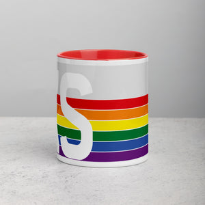 Kansas Retro Pride Flag - Mug with Color Inside