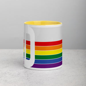 Idaho Retro Pride Flag - Mug with Color Inside