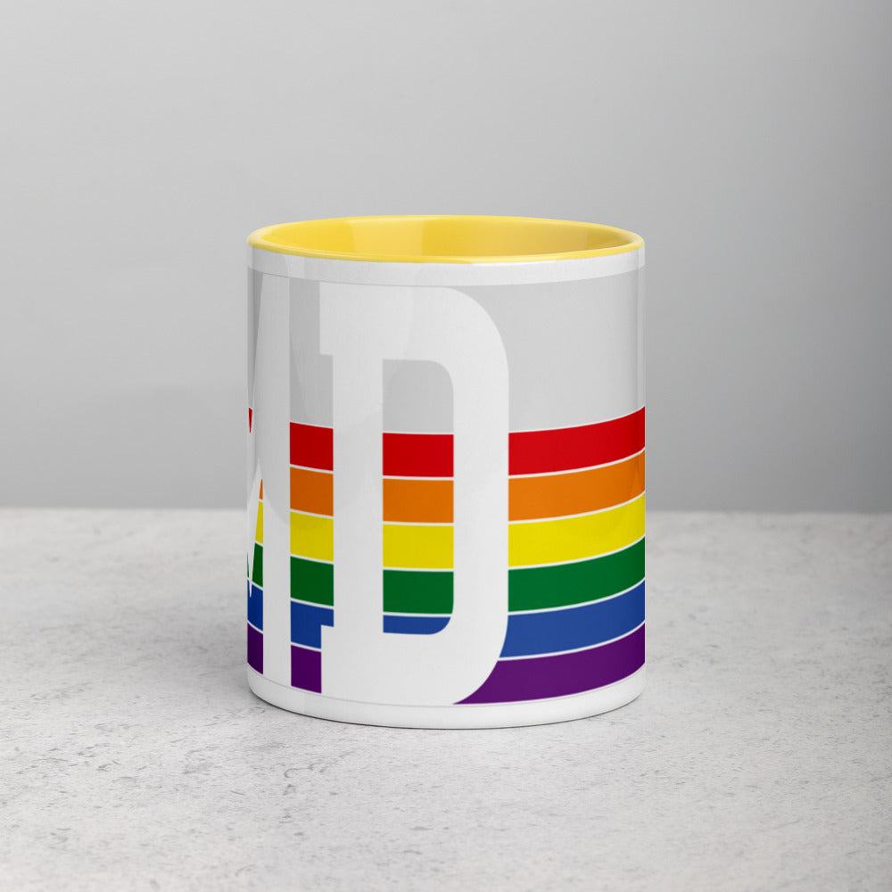 Maryland Retro Pride Flag - Mug with Color Inside