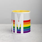 New Mexico Retro Pride Flag - Mug with Color Inside