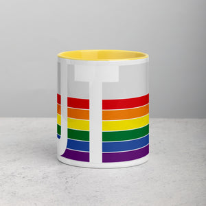 Utah Retro Pride Flag - Mug with Color Inside