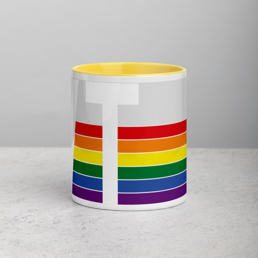 Vermont Retro Pride Flag - Mug with Color Inside