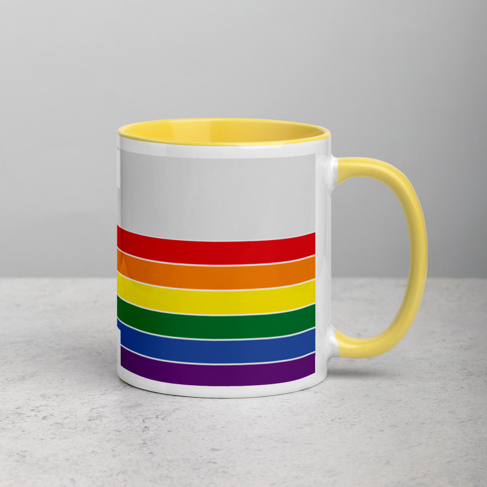 Maine Retro Pride Flag - Mug with Color Inside